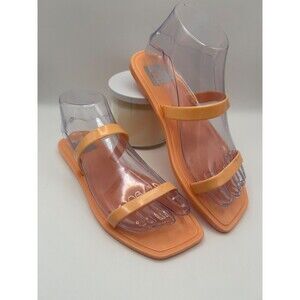 DV by Dolce Vita Sunshine Women's Casual Flat Sandal Melon Size US6 EU37